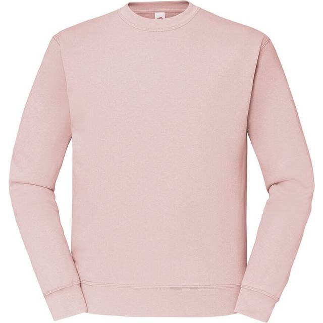 (L, Powder Rose) Fruit Of The Loom Mens Classic Drop Shoulder Sweatshirt