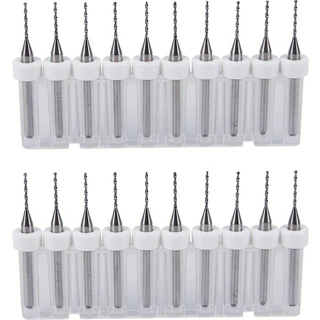 20Pcs 0.8mm High Quality PCB Print Circuit Board Carbide Mini Drill Bits Tool