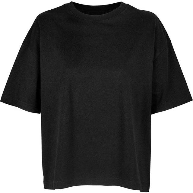 (XS, Deep Black) SOLS Womens/Ladies Boxy Organic Oversized T-Shirt