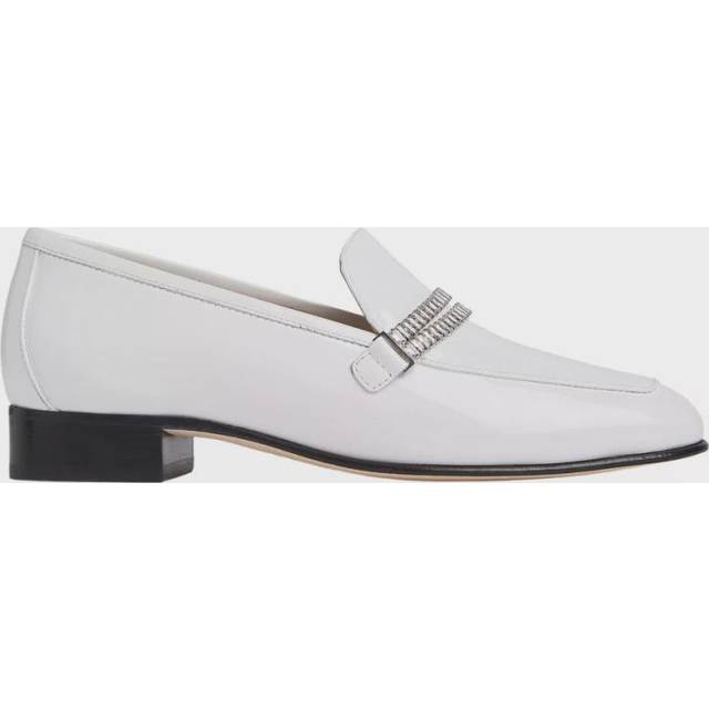 Stuart Weitzman, SUPERGLAM LOAFER, Last chance, WHITE, PATENT