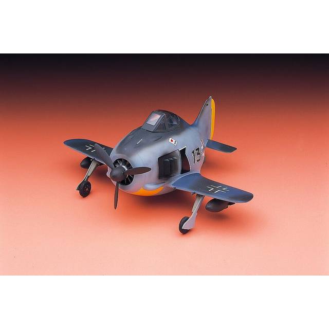 Hasegawa Egg Plane Luftwaffe Fw190A Plastic Model TH11 Focke-Wulf Non-Scale
