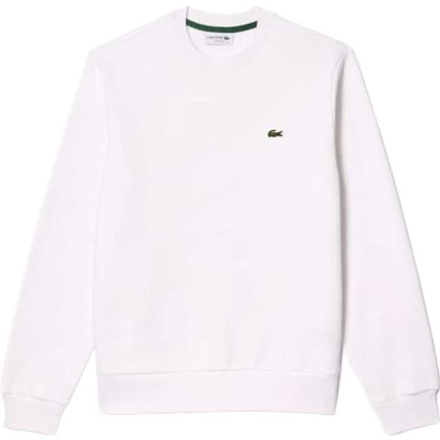 Lacoste Crew Neck Sweatshirt White