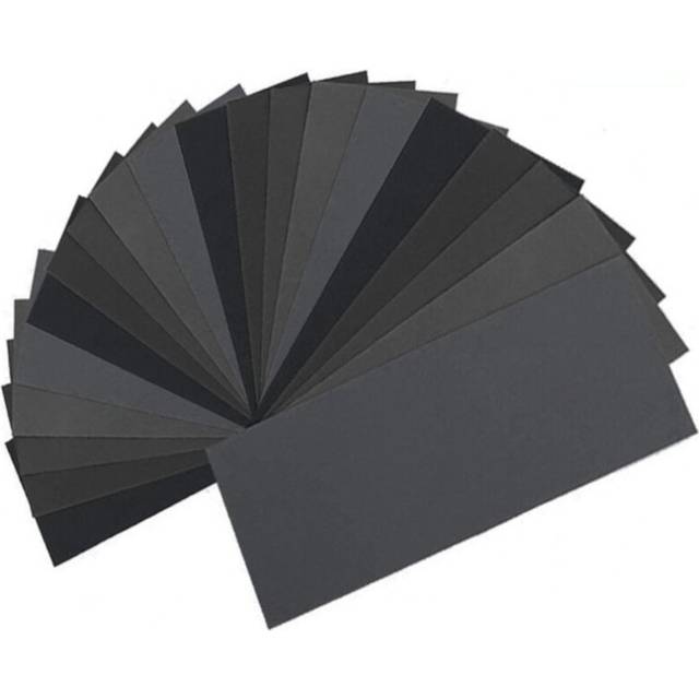 36pcs 9x3.6 Inch Wet Dry Sanding Paper 400-3000 Grit Sand Paper for Wood Metal Polishing Abrasive Tools