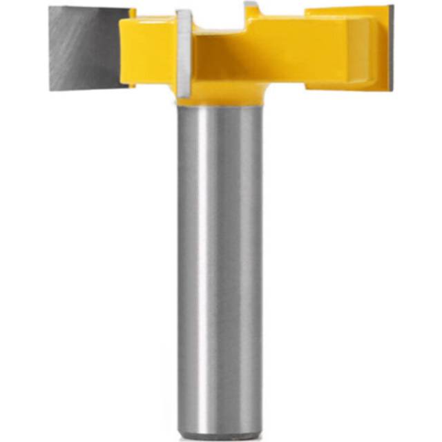 1pc Z4 T Type Slotting Milling Cutter 12.7mm Shank Woodworking Tool Router Bits For Wood Woodworking Milling Cutter