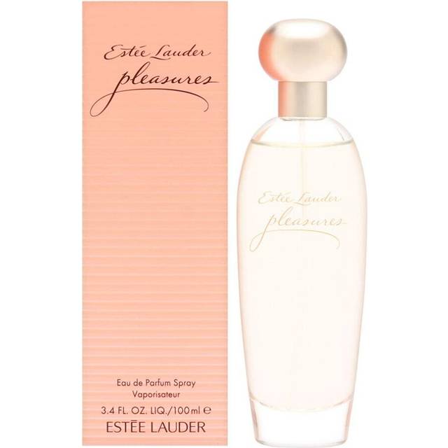 Estee Lauder Pleasures for Women Eau De Parfum Spray, Floral, 3.4 Fl Oz Floral 3.40 Fl Oz (Pack of 1)
