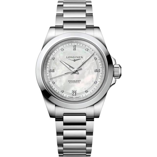 Conquest 34mm Ladies Watch Mother Of Pearl