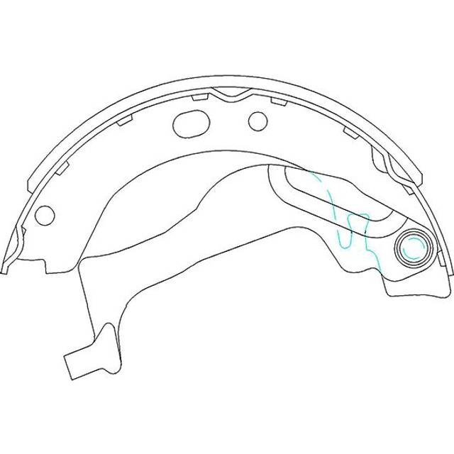 Bromsbackar sats KBS9909 Kavo parts