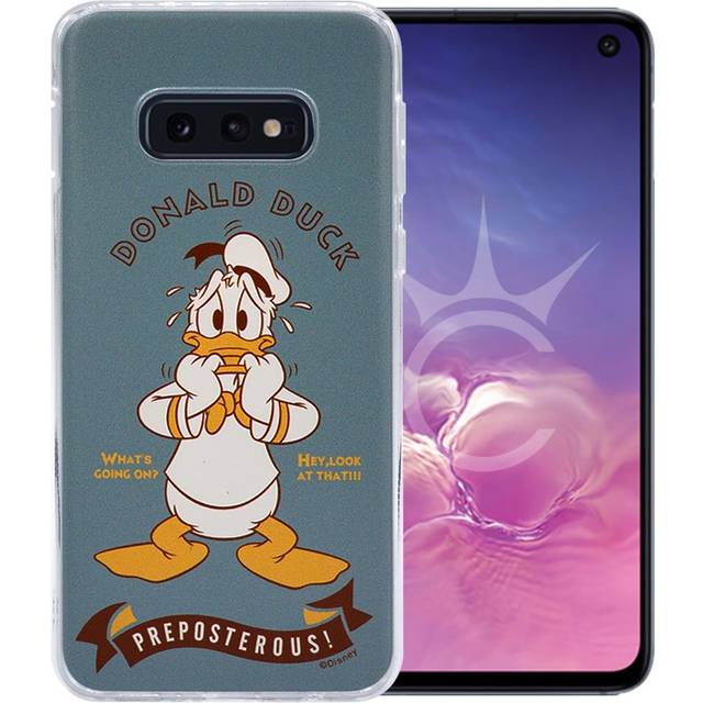 Kalle Anka #4 Disney-omslag för Samsung Galaxy S10e - Blå