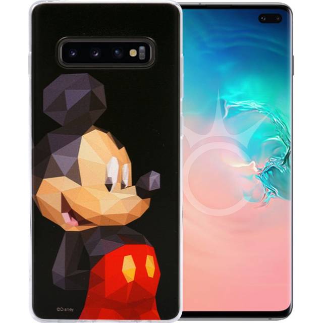 Musse Pigg #1 Disney-skydd för Samsung Galaxy S10 Plus - Svart