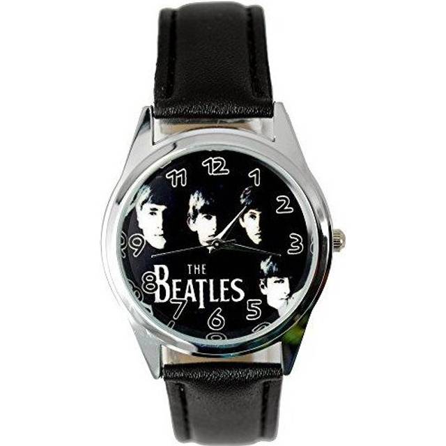 The Beatles Genuine Leather Quartz Wrist Watch