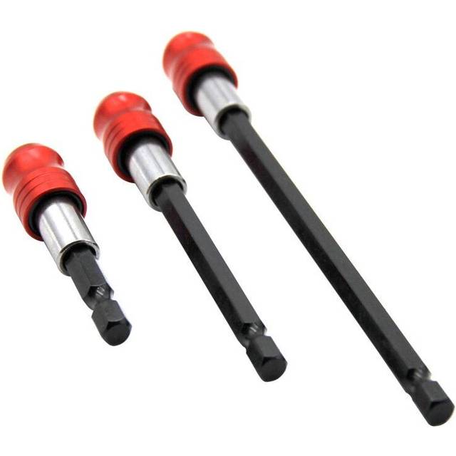 (100mm) 60mm/100mm/150mm Quick Release Locking Socket Extension Bar Rod Set Kits 1/4 Inch Hex Shank Holder Drill Bits