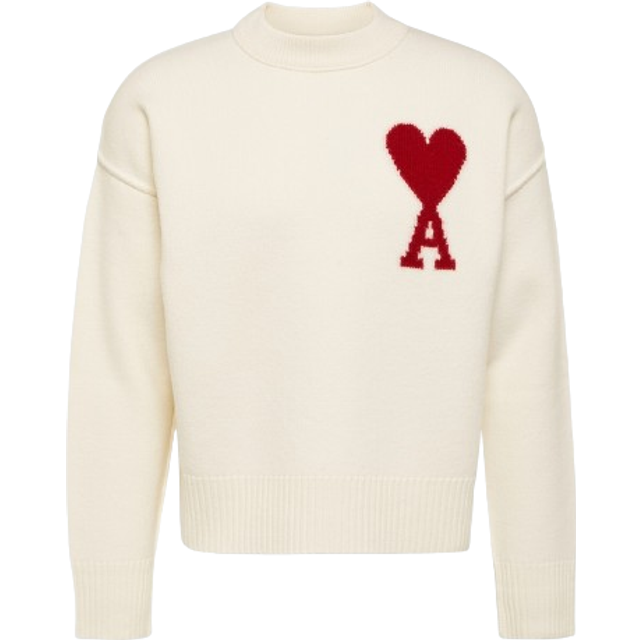 Ami white sweater best sale