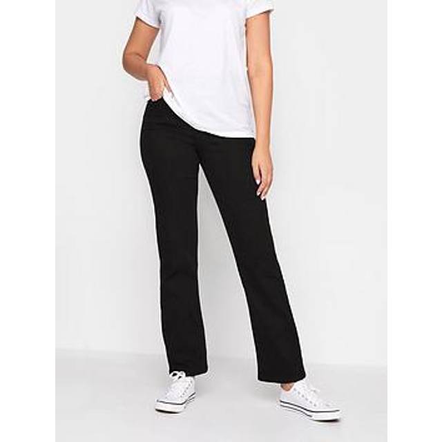 Lts Tall Black Straight Leg Jeans Ex Long > 10 Lts | Tall Women's Straight Leg Jeans - Ex Long 10