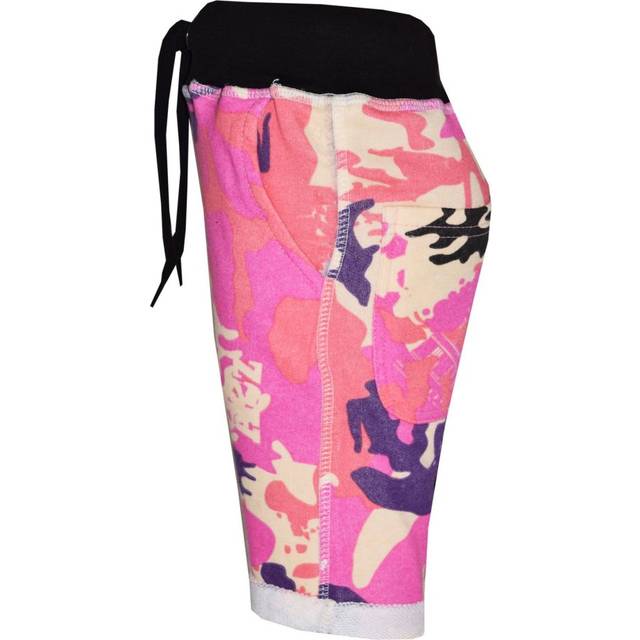 (7-8 Years) Kids Girls Boys Shorts Fleece Camouflage Chino Short Knee Length Half Pant 3-13Y