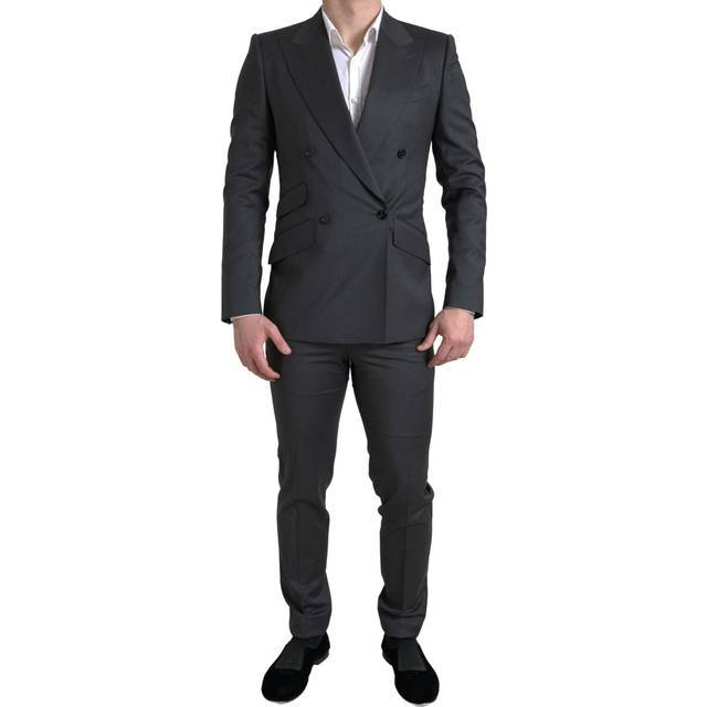 Gray 2 Piece Double Breasted SICILIA Suit - IT46 | S