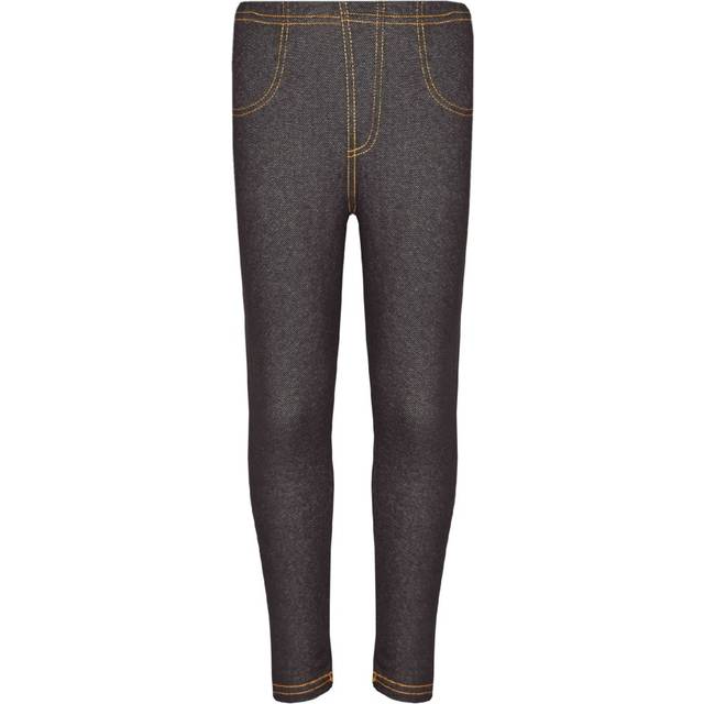 (11-12 Years) Kids Girls Stretchy Jeggings Black Denim Jeans Pants Leggings Trousers 5-13 Year