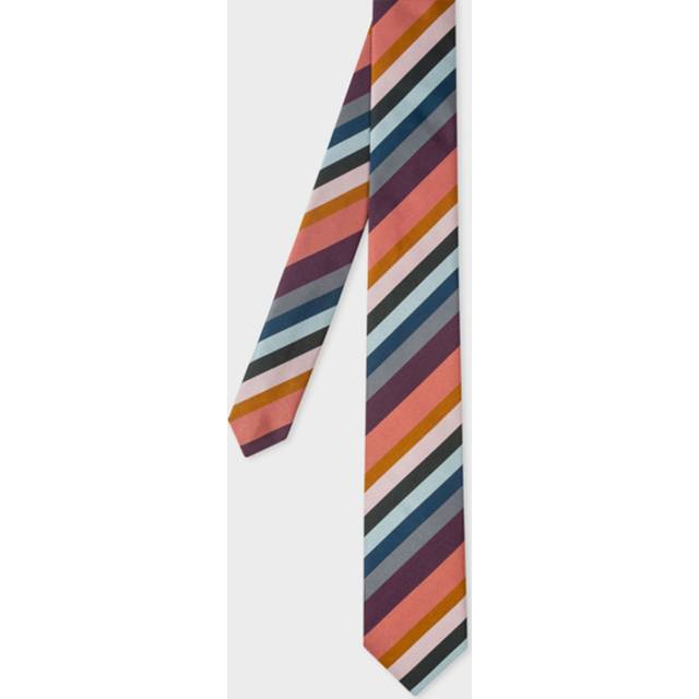 Paul Smith, Accessoarer, Herr, ONE Size, Randig Sidenslips Multifärgad - multicolor (ONE SIZE)
