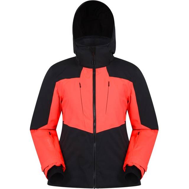 Mountain Warehouse Womens/Ladies Altitude Extreme RECCO Ski Jacket (Navy Blue/Red Orange) - Size 16 UK - Navy/Blue