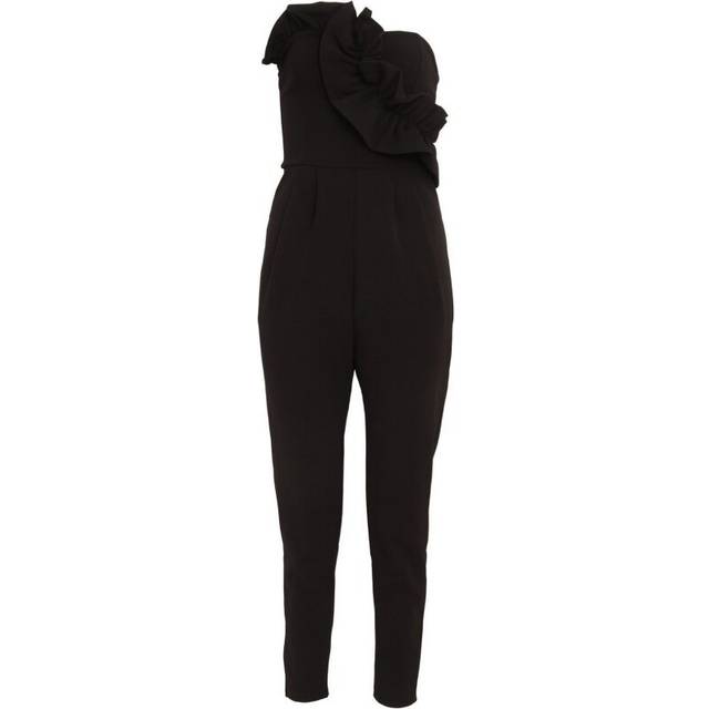Girls on film womens/ladies halcyon frill bandeau jumpsuit lz140