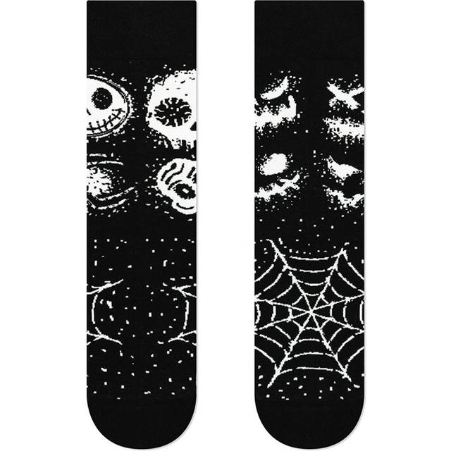 (Skeleton Emoticon) Skeleton ab tide socks asymmetric mandarin duck socks cotton street mid-high couple socks,men's socks,women's socks