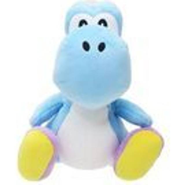 Sanei Super Mario All Star Collection Yoshi plysch små plyschdjur (ljusblå)