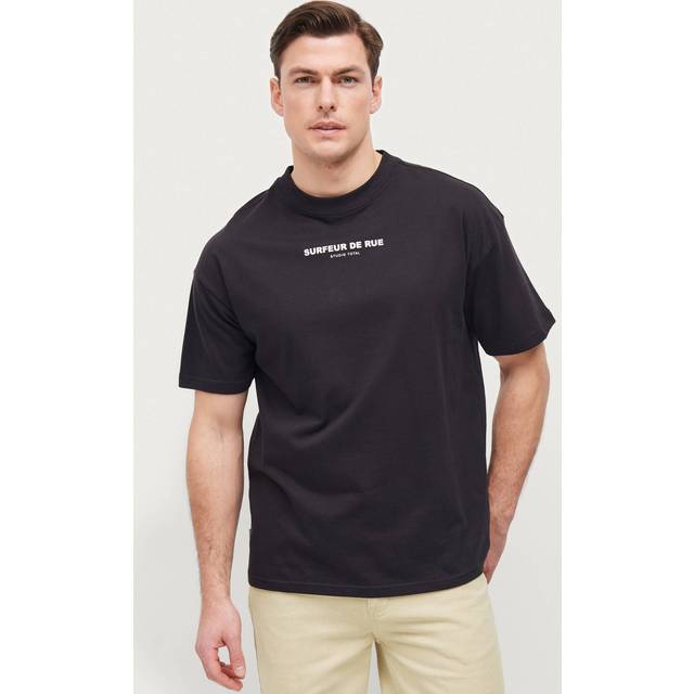 Studio Total - T-shirt Surfuer Print Tee - Svart