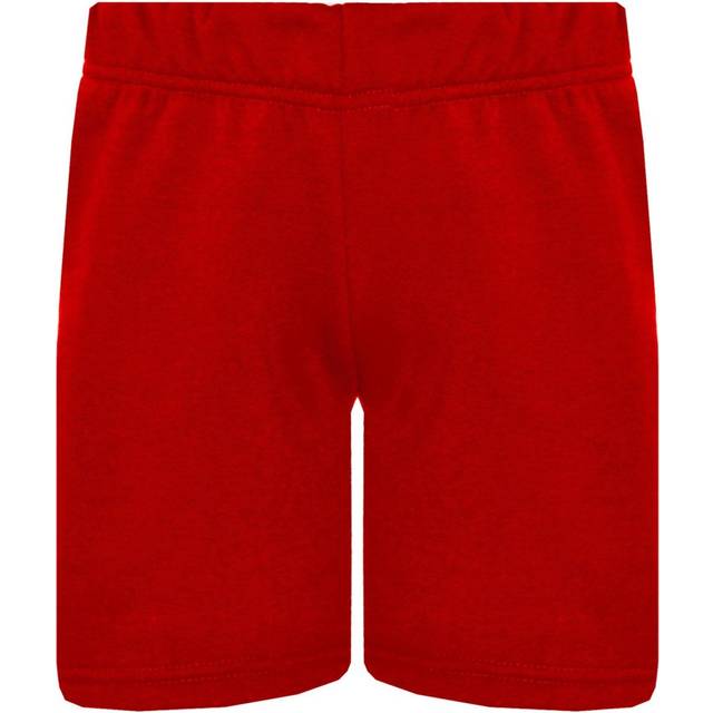(5-6 Years, Red) Kids Shorts Girls Boys Chino Shorts Casual Knee Length Half Pant Age 5-13 Years