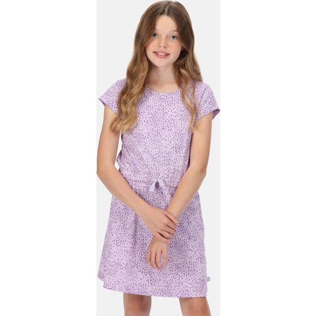 Regatta Girls Catrinel Coolweave Cotton Jersey Sun Dress 11-12 Years - Waist 65-67cm (Height 146-152cm)