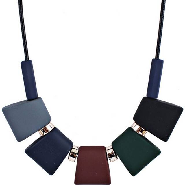 Women's Necklace Sweater Chain Necklaces Colorful Beaded For Women Necklace Jewelry