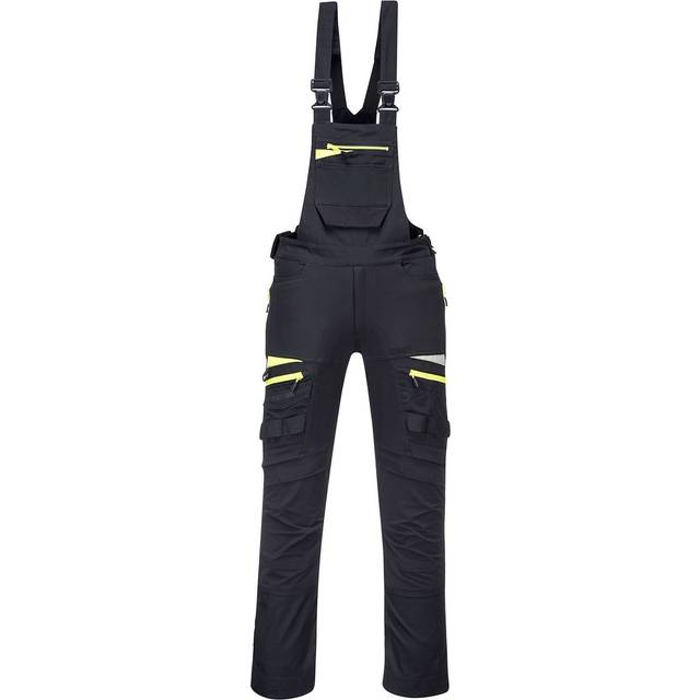 Portwest DX4 Work Bib and Brace DX441 Black 3XL Regular Colour: Black,
