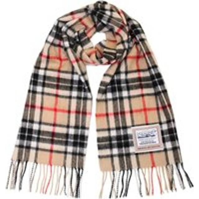 Heritage Traditions - Wool Houndstooth Scarf - Camel Navy