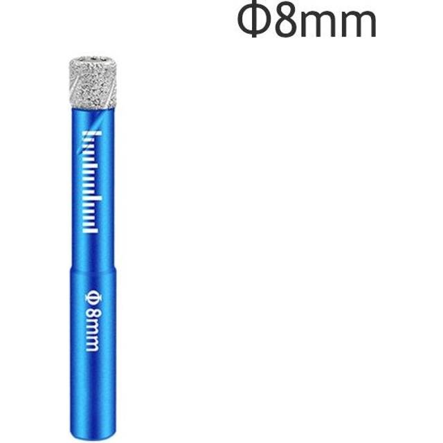 (6mm) 5Pcs 6-16mm Durable Diamond Coated Core Drill Bit Dry Drilling For Glass Marble Granite Quartz Porcelain Ceramics