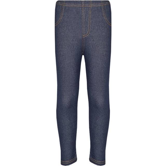 (9-10 Years) Kids Girls Stretchy Jeggings Blue Denim Jeans Pants Leggings Trousers 5-13 Years