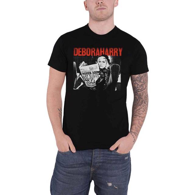 (L, Black) Debbie Harry Women Are Just Slaves T Shirt