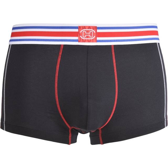 HOM Tie Break Cotton Trunks - Black