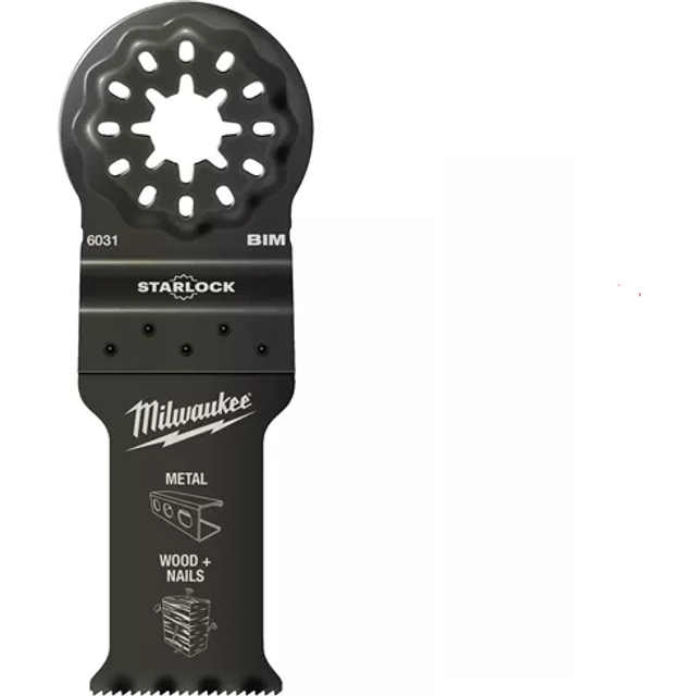 Milwaukee Bi-Metal Starlock Oscillating Multi Tool Plunge Saw Blade 28mm Pack of 10