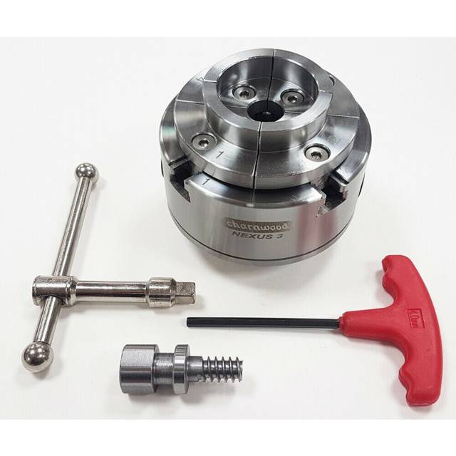 Charnwood NEXUS3R 95mm Diameter, 4 Jaw Geared Scroll Chuck