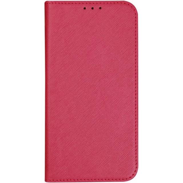 Motorola Edge 40 Läder Fodral m. Korthållare & Stativfunktion - Rosa