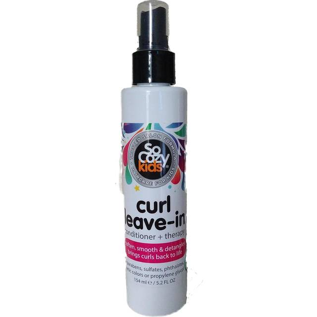 So Cozy Curly Hair Leave-In Conditioner & Detangler Spray for Kids - Paraben-Free  Tangle-Free Curls  5.2 fl Oz