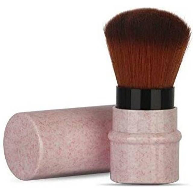 Makeup Brush for Blush, Powder, Foundation, Concealer Retractable Kabuki Cap with Recycled and Sustainable