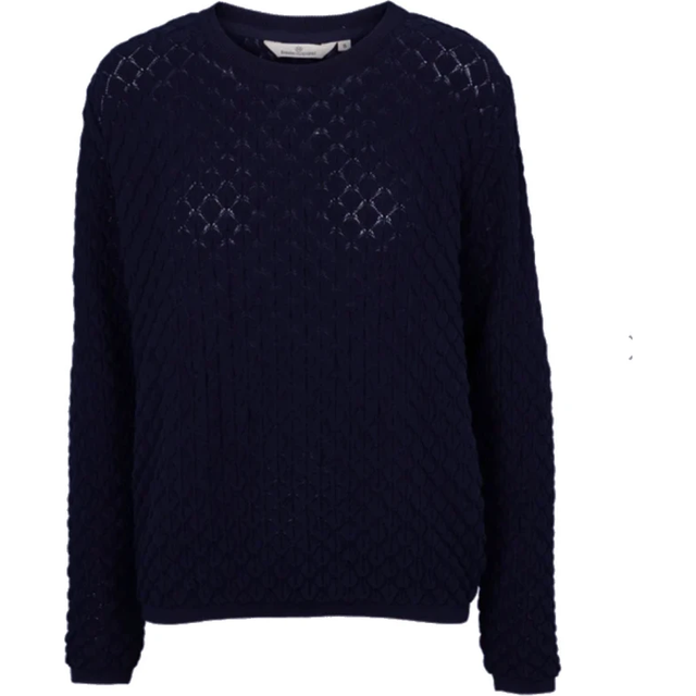 Basic Apparel - Camilla cotton sweater Marineblau / L
