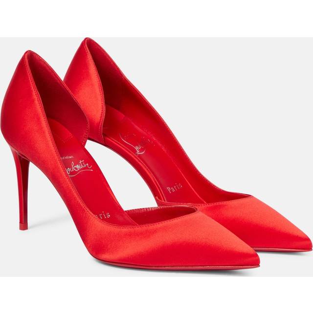 Christian Louboutin Iriza silk-satin pumps - yellow (UK 7)