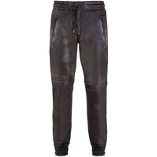 (34) Mens Leather Napa Sweat Track Pants Jogging Bottom