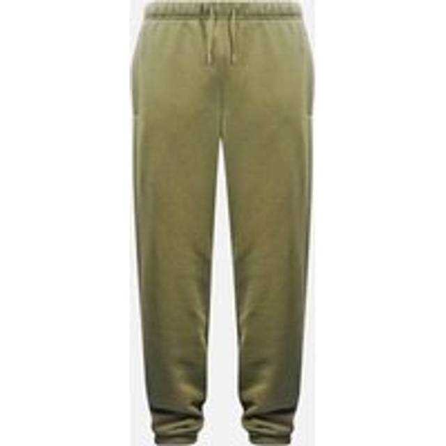 Men's Fred Perry Loop Back Military Green Sweat Pants - Tan - Size: 39/38/32