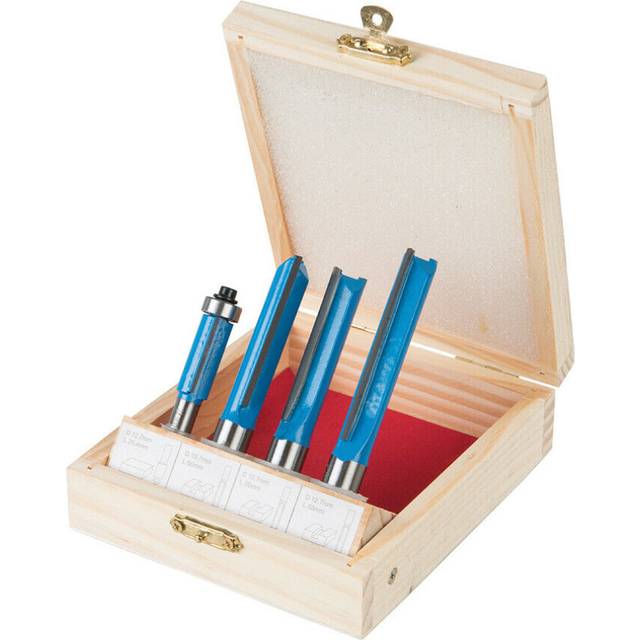 4 PACK Kitchen Fitter Router Bit 8 & 12mm Shank Carbide Blade Laminate Worktop