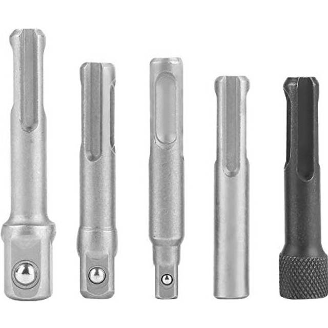 SDS Adapter, 5 Pcs SDS Socket Adaptor Set, SDS Plus to SDS Max Adapter