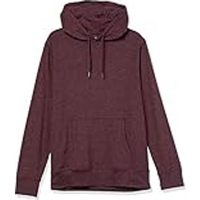 Amazon Essentials Mens Lightweight Jersey Pullover Hoodie  Burgundy  Medium