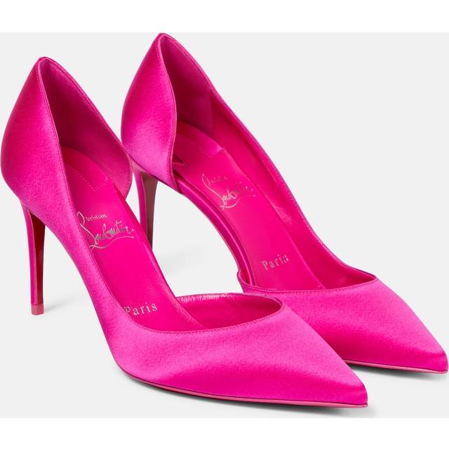 Christian Louboutin Iriza 85 silk satin pumps - pink (UK 4)