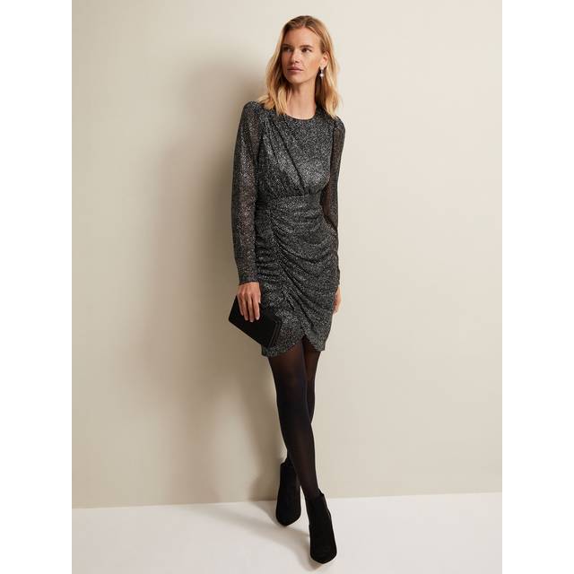 Phase Eight Women's Cady Sparkle Mini Dress - Black - 10