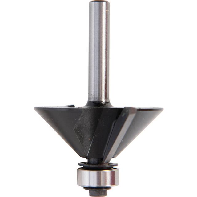 "1 5/8"" Chamfer Router Bit 1/4"" Shank PREMIUM Tungsten Carbide Laminate"